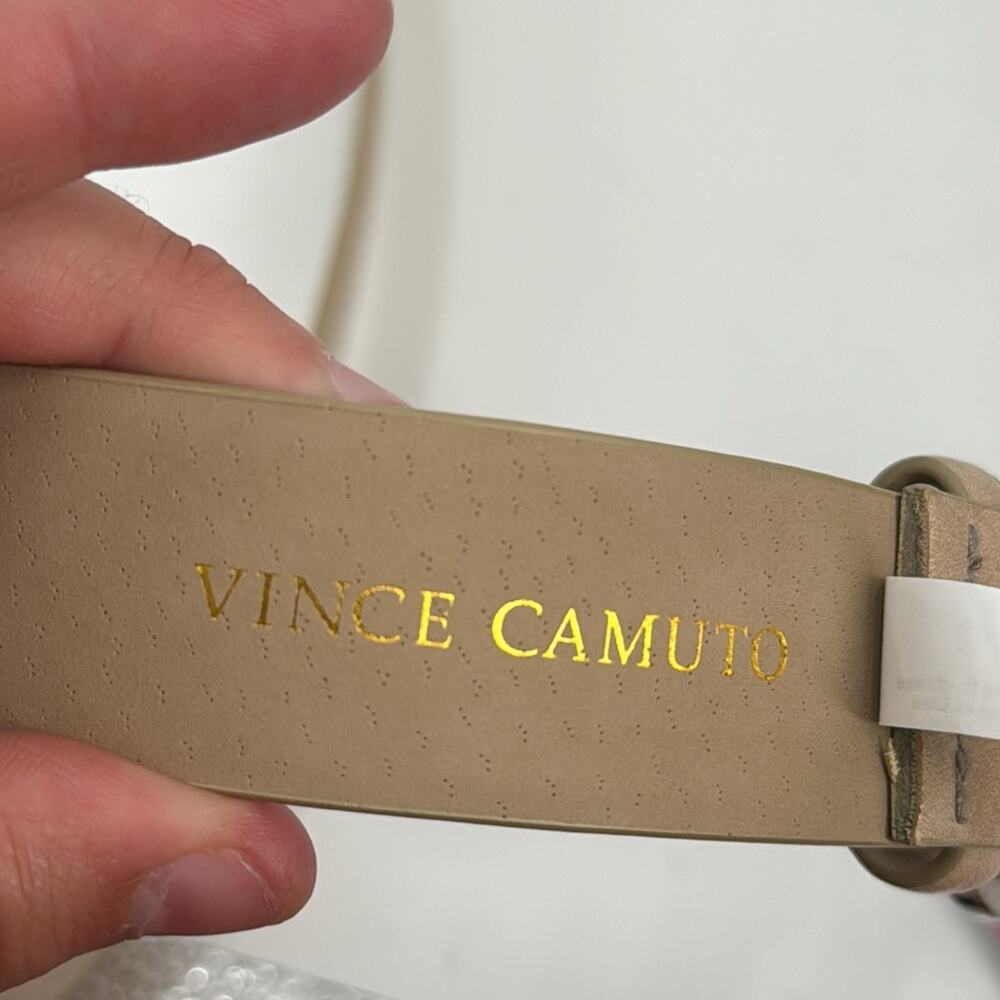 NWT Vince Camuto tan leather belt - Picture 6 of 6